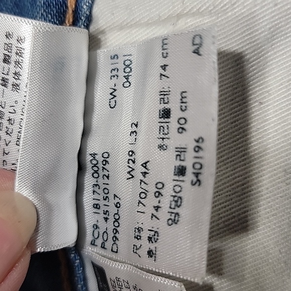 Levi's 501 CT 29X32 Button Fly Medium Wash Denim Blue Jeans Gently Used Cond - Picture 11 of 16